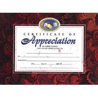 Hayes School Publishing Hayes Certificate Of Appreciation 85 X 11 Pack Of 30