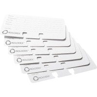 Rolodex Corporation Products Card Refills For Petite Card Files 214X4 100 Cards White Sold As 1 Pk Card Refills