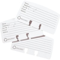 Rolodex Corporation Products Card Refills For Petite Card Files 214X4 100 Cards White Sold As 1 Pk Card Refills