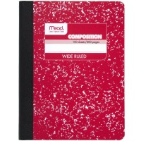 Mead Composition Notebook Comp Book Wide Ruled Paper 100 Sheets 934 X 712 Fashion Square Deal Assorted Colors Co