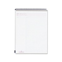 Mead Cambridge Writing Pad 812 X 11 Wide Ruled 70 Sheets Top Bound Spiral Notepad Action Planner Mea59008