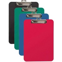 Baumgartens 61624 Unbreakable Recycled Clipboard 12 Capacity 8 12 X 11 Black Bau61624