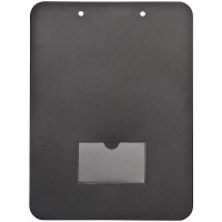 Baumgartens 61624 Unbreakable Recycled Clipboard 12 Capacity 8 12 X 11 Black Bau61624