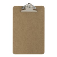 Officemate Recycled Wood Clipboard 3 Inch Clip 1 Pack Clipboard Memo Size 6 X9 Inches Brown 83103