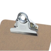 Officemate Recycled Wood Clipboard 3 Inch Clip 1 Pack Clipboard Memo Size 6 X9 Inches Brown 83103