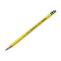 Ticonderoga Woodcased Pencils Unsharpened 4 2H Extra Hard Yellow 12 Count