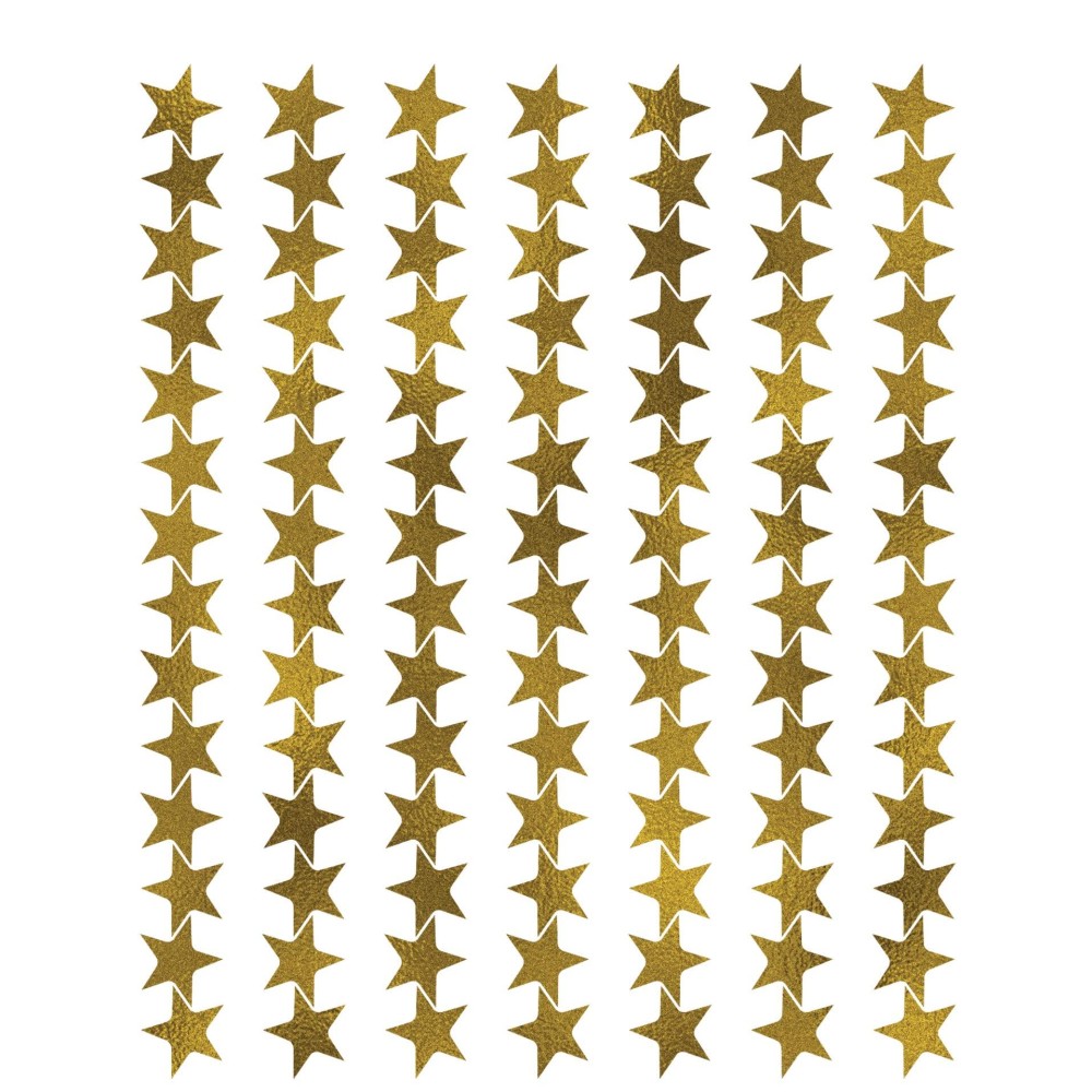 Teacher Created Resources Gold Stars Foil Stickers 1276 05 Inch