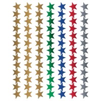 Teacher Created Resources Assorted Stars Foil Stickers Multi Color 1275