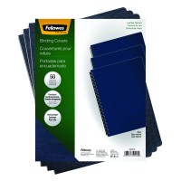 Fellowes Executive Presentation Cover 1114 Inch X 834 Inch 50 Per Pack Navy 52145