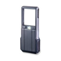 Carson Minibrite 3X Power Led Lighted Slide Out Magnifier With Protective Sleeve Po25