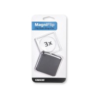 Carson Optical Magniflip 3X Flipopen Pocket Magnifier With Builtin Case Gn33