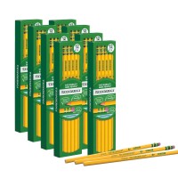 Ticonderoga Woodcased Pencils Unsharpened 2 Hb Soft Yellow 96 Count