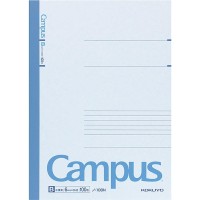 Kokuyo Campus Notebook B 6Mm Ruled Semib5 100 Sheets 35 Lines Blue Japan Import No10Bn