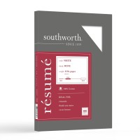 Southworth 100 Cotton R Sum Paper 8 12 X 11 32 Lb 100 Recycled White Pack Of 100