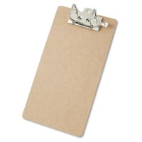 Saunders 05713 Recycled Hardboard Archboard Brown Legal Size Document Holder For 2 Hole Punched Documents Locking Arch Clip