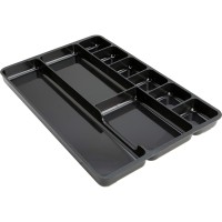 Lorell 60006 Drawer Organizer Tray 9 Comp 14Inch Wx938Inch Dx114Inch H Black