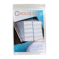 Rolodex Business Card Binder Kit 67696