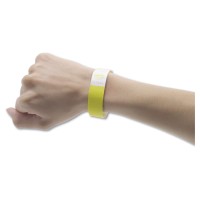 Advantus Crowd Management Tyvek Wristbands  Sequentially Numbered  Yellow  Pack Of 500 (75512)