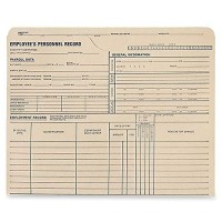 Quality Park Personnel Record Jacket Flat Expansion 912 X 1134 Inches 100 Per Box Qua69999