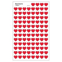 Trend Enterprises Inc Red Hearts Supershapes Stickers 800 Ct