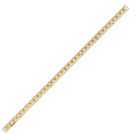 Westcott 10425 Wooden Yardstick With Brass Ends And Hang Holes Clear Lacquer Finish