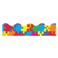 Trend Enterprises Jigsaw Terrific Trimmer 214 X 39 Inches Set Of 12