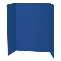 Spotlight 1 Ply Trifold Display Board 48 Width X 36 Height Blue