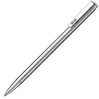 Zebra Mini Ballpoint Pen 07 Mm Silver Body Black Ink T3