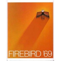 1969 Pontiac Firebird Sales Brochure Literature Book