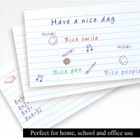 Bazic Ruled Index Cards 3 X 5 100 Count White Flashcards Ruled Lined Card For Learning Memory Reminder 100Pack 1Pack