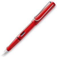 Lamy Safari Fountain Pen Elegant Design Cool Pens Best Pens For Smooth Writing Journaling And Calligraphy Red Fine Point