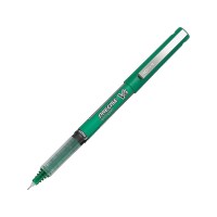 Pilot Precise V5 Stick Rolling Ball Pens Extra Fine Point Green Ink Dozen Box 25104