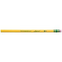 Ticonderoga Laddie Woodcased Pencils 2 Hb Soft With Erasers Yellow 12 Count