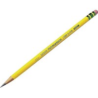 Ticonderoga Laddie Woodcased Pencils 2 Hb Soft With Erasers Yellow 12 Count