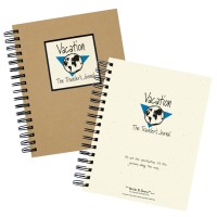 Write It Down Series By Journals Unlimited Guided Journal Vacation The Travelers Journal Fullsize 75X 9 Kraft Hard C