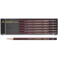 1 X Mitsubishi Pencil Pencil Unistar Hexagonal Standard 2B Dozen 12 Pieces Japan Import By Mitsubishi Pencil Co Ltd