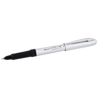 Bazic York Black Color Jumbo Rollerball Pen Wgrip 3Pack