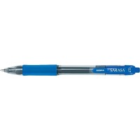 Zebra Pen Sarasa Dry X20 Retractable Gel Pen Medium Point 07Mm Blue Ink 12Pack