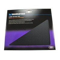 Premium Rubber Laser Mouse Pad Black Manhattan 475204