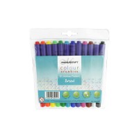 Manuscript Colour Creative Markers Broad Tip 12Pkg