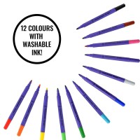 Manuscript Colour Creative Markers Broad Tip 12Pkg