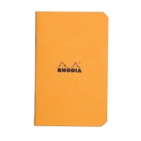 Rhodia Slim Slim Staplebound Notebooks Graph 48 Sheets 3 X 4 34 In Orange Cover 119158C