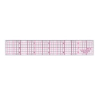 Westcott W10 6Inch 8Ths Graph Ruler Transparent Plastic 1 X 6 In