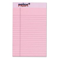 Tops 63050 Prism Plus Colored Jr Legal Writing Pads 5 X 8 Pink 50Sheet Pads 12Pack