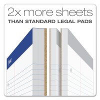 Ampad Double Sheet Writing Pads Narrow Ruled Size 85 X 1175 Inches White Paper 100 Sheets Per Pad 20346