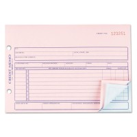 Rediform Credit Memo Book Threepart Carbonless 55 X 788 50 Forms Total