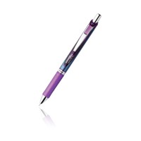 Pentel Energel Rtx Roller Ball Retractable Gel Pen Needle Tip Violet Ink Medium Point Ea Penbln77V