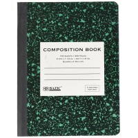 Bazic 100 Ct 51 Quadruled Marble Composition Book 5052