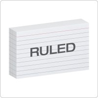 Oxford Ruled Index Cards 3 X 5 White 100 Per Pack 40153Sp