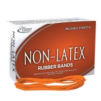 Alliance Rubber 37176117B Nonlatex Rubber Bands 1 Lb Box Contains Approx 250 Bands 7 X 18 Orange